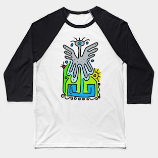 Life Art from Nature Glyphs Baseball T-Shirt